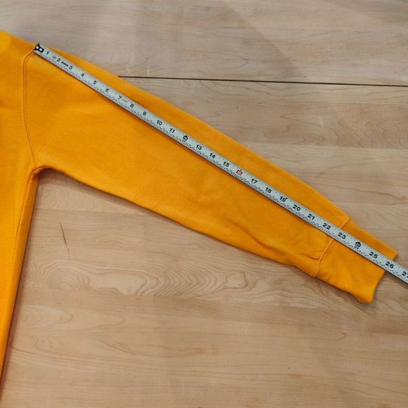 Yellow Fleece Sweater Women's Size Small, with front pocket Long Sleeve - Picture 10 of 14